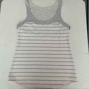 Lululemon stripped active wear shirt